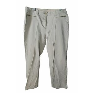 Chico's Women's Cream Colored SO SLIMMING Stretch Ankle Jeans Size 2.5 (14)